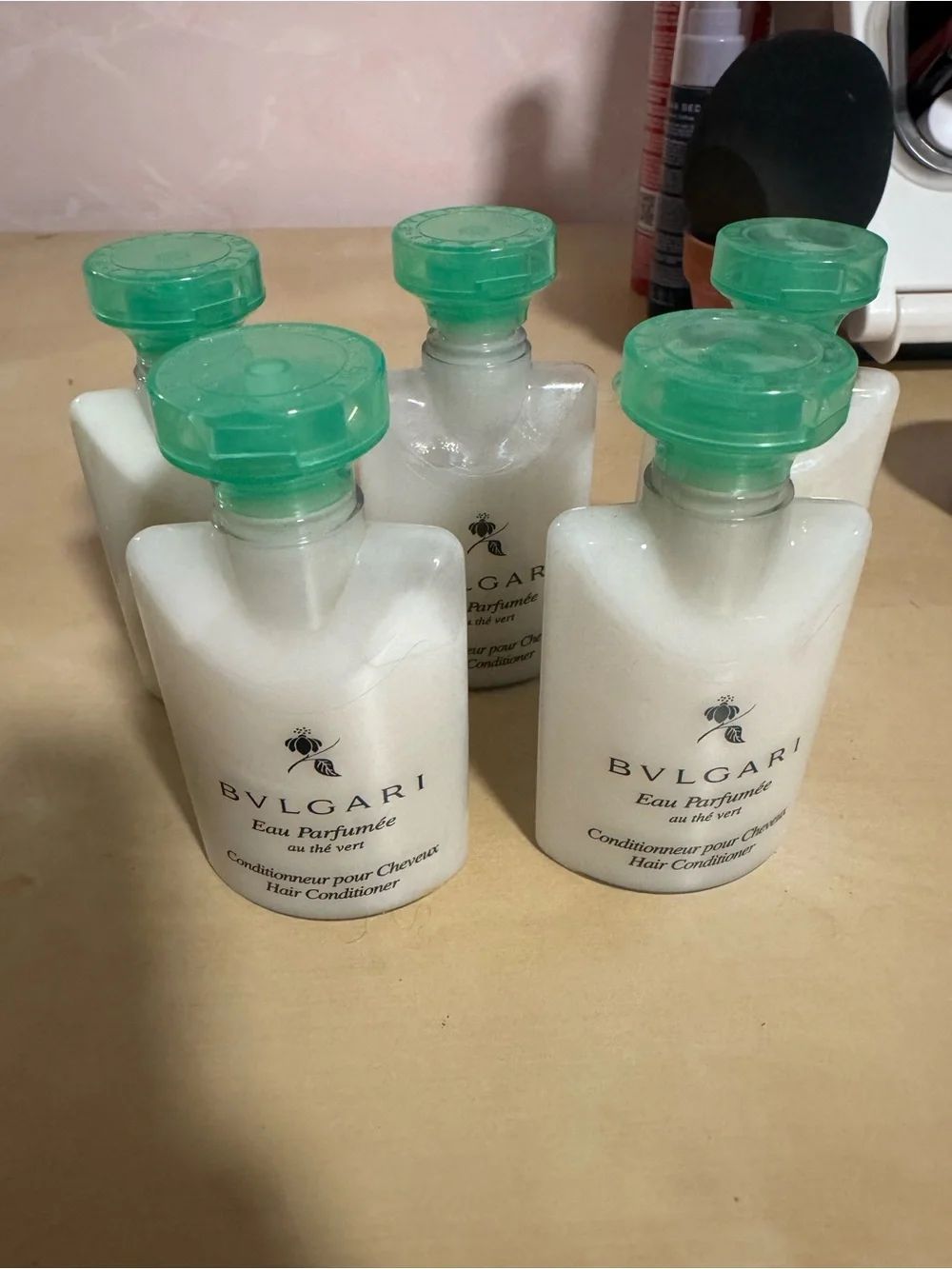 Bulgari Eau Parfumée Shampoo & Conditioner Mini Set - Green Caps